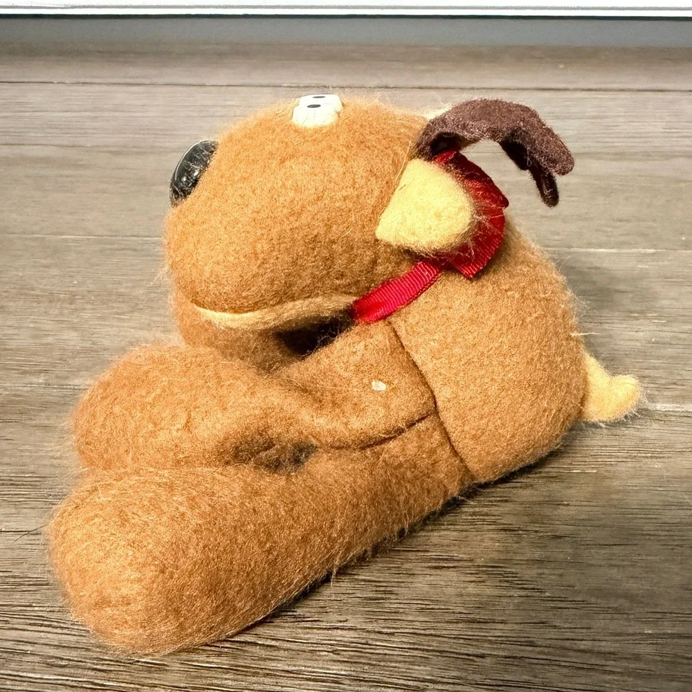 Vintage 1979 Hallmark Rodney Reindeer Plush Stuffed Animal Toy Christmas